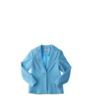 KOCCA Blazer monopetto TURCHESE