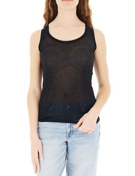Canotta in cotone NERO S