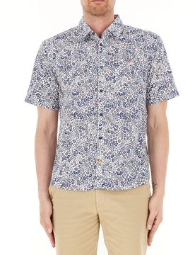Camicia maniche corte BLU