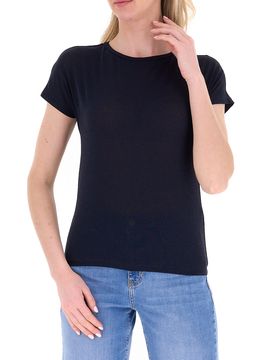 Blusa maniche corte BLU NAVY