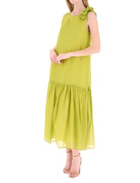 Abito smanicato VERDE LIME 48