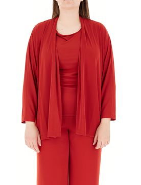 Giacca aperta ROSSO