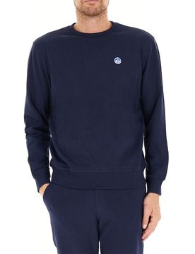 Felpa in cotone BLU SCURO