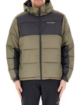 Piumino collo alto VERDE MILITARE M