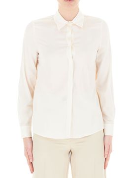 Camicia misto seta AVORIO 44