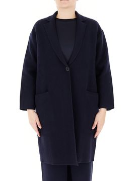 Cappotto monopetto BLU NOTTE