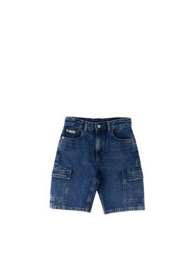 Calvin Klein Bermuda in jeans BLU