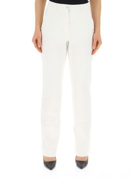 Pantalone gamba dritta BIANCO L