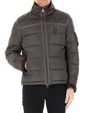 Piumino con inserto ANTRACITE XXL