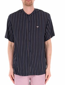 Camicia in viscosa BLU NAVY S