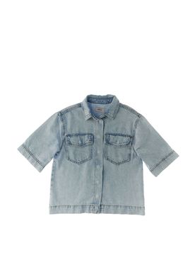 Only Camicia in jeans BLU CHIARO