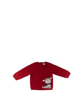 Maglia misto cotone ROSSO 4-6
