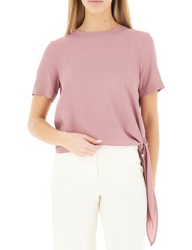 Blusa con fiocco ROSA ANTICO 38