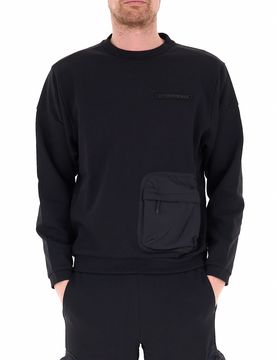 Felpa girocollo NERO M