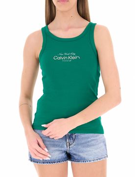 Calvin Klein Top in cotone VERDE