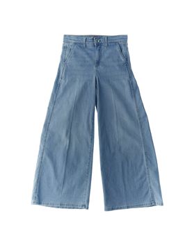 Jeans wide leg JUNIOR AZZURRO CHIARO L