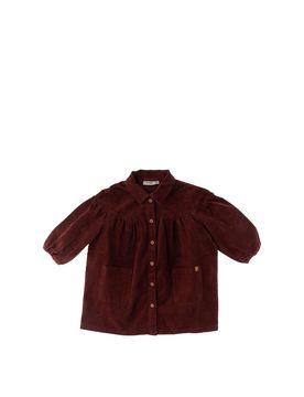 Abito in velluto BORDEAUX 116