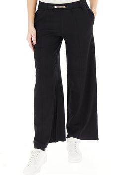 Pantalone wide leg SPORT NERO