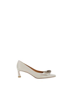 CHANTAL Décolleté in pelle BEIGE