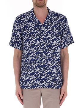 Tommy Hilfiger Camicia in lino BLU