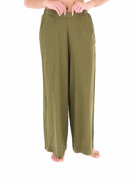 Pantalone copricostume VERDE OLIVA S