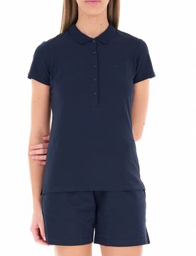 SUN68 Polo in cotone BLU NAVY