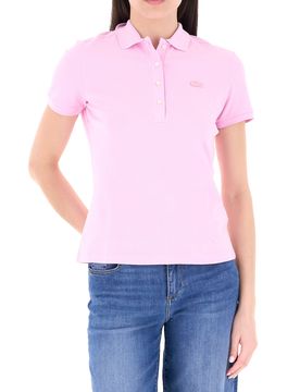 Lacoste Polo in cotone ROSA 44