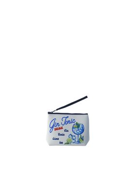 Pochette in tessuto BIANCO