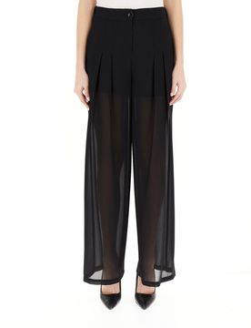 VICOLO Pantalone velato NERO