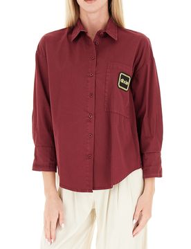 Dixie Camicia in cotone BORDEAUX M