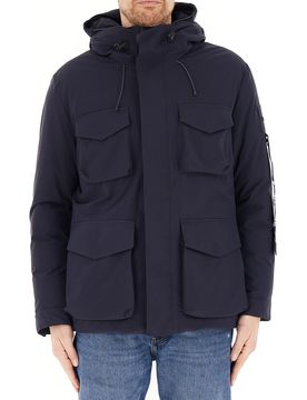 Giubbotto con cappuccio BLU NAVY L