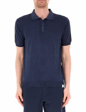 PEUTEREY Polo in cotone BLU NAVY
