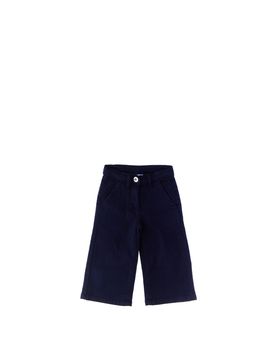 Pantaloni in cotone BLU SCURO 7A