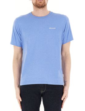 T-shirt girocollo CELESTE
