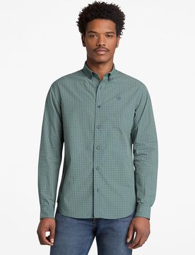 CAMICIA IN POPELINE A QUADRI MICRO XXXL