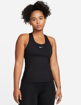 CANOTTA SWOOSH CON BRA IMBOTTITO A SOSTEGNO MEDIO