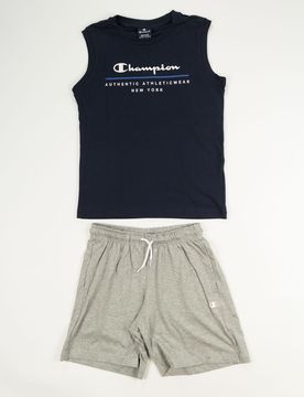 COMPLETO CANOTTA + SHORT COTTON SET RAGAZZO L