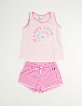 COMPLETINO SMANICATA + SHORTS RAGAZZA XL