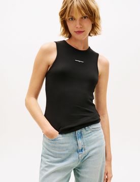 TOMMY JEANS CANOTTA LYCRA LABEL XS