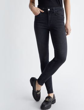 JEANS SKINNY BOTTOM UP CON STRASS