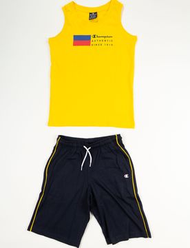 COMPLETINO SMANICATA +SHORTS BACK TO THE BEACH RAGAZZO XL