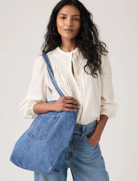 BORSA TOTE SHOPPER JEANS 16L