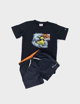 T-SHIRT+SHORT BEACH RAGAZZO L