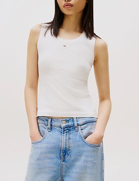 TOMMY JEANS CANOTTA A COSTINE