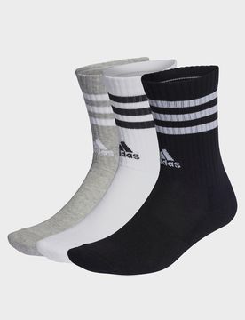 CALZA 3-STRIPES CUSHIONED 3-PAIA UNISEX M