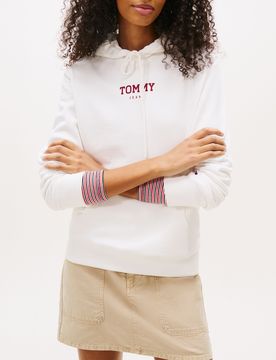FELPA LOGO STAMPATO HOODIE M