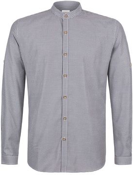 Trachtenhemd Marius (anthrazit, Gr. 3XL) von Classics für Herren, Oberteile, 55% Baumwolle, 45% Polyester