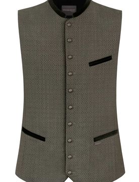 Trachtenweste Cervato (salbei, Gr. 50) von Classics für Herren, Oberteile, 100% Polyester