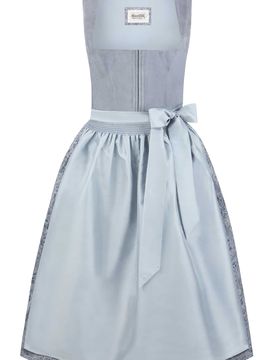 Dirndl Antonella (hellgrau, Gr. 32) von Heimatgwand für Damen, 40% Baumwolle, 60% Polyester