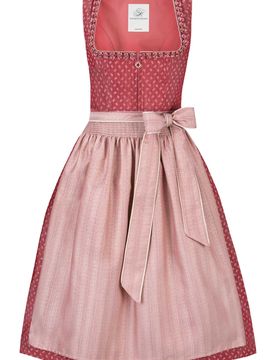 Dirndl Dana (rot, Gr. 50) von Heimatgwand für Damen, 75% Polyester, 25% Baumwolle